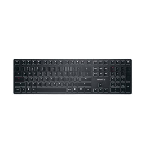 CHERRY KW X ULP keyboard Universal USB + RF Wireless + Bluetooth QWERTY US International Black