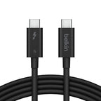 Belkin INZ005HQ1MBK Thunderbolt cable 1 m 120 Gbit/s Black