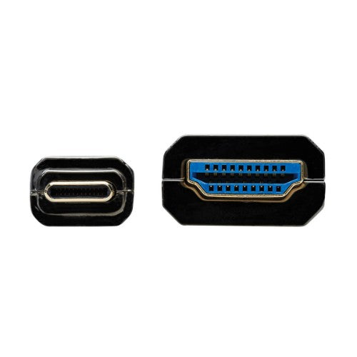 Tripp Lite U444F3-15M-H4K6 High-Speed USB-C to HDMI Fiber Active Optical Cable (AOC) - UHD 4K 60 Hz, HDR, CL3 Rated, Black, 15 m (49 ft.)