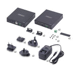 StarTech.com HDMI KVM Extender Over IP Network, 4K 60Hz, Driverless, HDMI and USB Over Ethernet/CAT6, AVoIP, Transmitter and Receiver Kit, Includes Mounting Kits