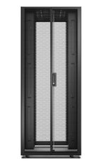 APC Easy Rack, 42U, Black, With Roof, Castors, Feet, 4 Brackets, and Side Panels, No Bottom, 1991H x 800W x 1100D mm