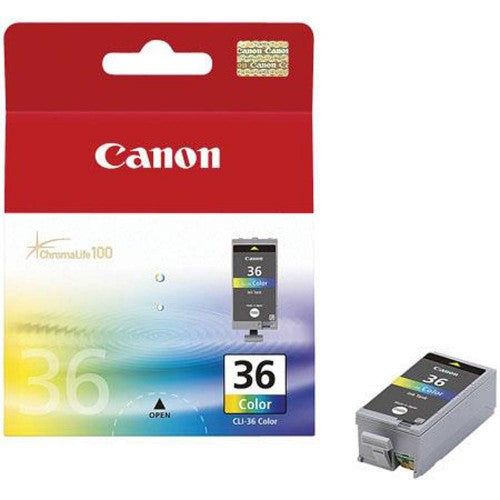 Canon 1511B001/CLI-36 Ink cartridge color, 249 pages ISO/IEC 24711 12ml for Canon Pixma IP 100/Mini 260
