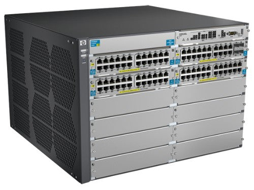 HPE E5412-92G-PoE+/4G-SFP v2 zl w/PS Managed Power over Ethernet (PoE)