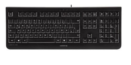 CHERRY KC 1000 keyboard Office USB QWERTY Spanish Black
