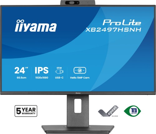 iiyama ProLite XB2497HSNH-B1 computer monitor 60.5 cm (23.8") 1920 x 1080 pixels Full HD LED Black