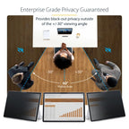 StarTech.com 4-Way Privacy Screen For 13-inch Surface Pro 8/9/X/11 Laptop, Portrait/Landscape Modes, Touch-Enabled, +/- 30 Deg. View, Blocks up to 51% Blue Light, Anti-Glare
