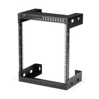 StarTech.com 2-Post 12U Heavy-Duty Wall-Mount Network Rack, 19" Open Frame Server Rack, 12" Deep, Wall Mount Data Rack for IT / AV / Patch Panel / Computer Equipment - Cage Nuts & Screws Included