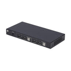 StarTech.com 2-Port Dual-Monitor DisplayPort KVM Switch with Dual View Video Matrix, 4K 60Hz, 4x USB Hub Ports, Hotkey Switching, DP 1.2 Matrix KVM, TAA Compliant