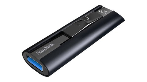 SanDisk Extreme Pro USB flash drive 128 GB USB Type-A 3.2 Gen 1 (3.1 Gen 1) Black