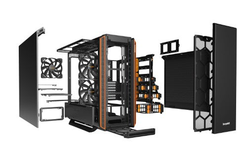 be quiet! Silent Base 801 Midi Tower Black, Orange