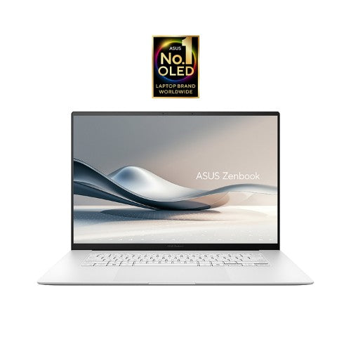 ASUS Zenbook S16 UM5606KA-RJ043W Copilot+ PC AMD Ryzen™ AI 7 350 Laptop 40.6 cm (16") Touchscreen 3K 24 GB LPDDR5x-SDRAM 2 TB SSD Wi-Fi 7 (802.11be) Windows 11 Home White