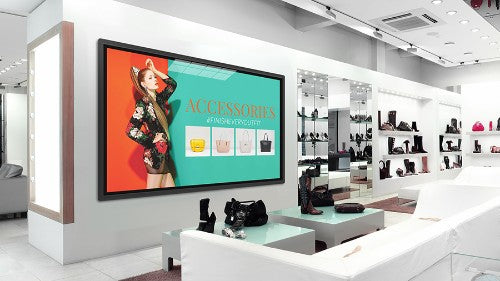 Allsee Technologies M65UHD4 Signage Display Digital signage flat panel 165.1 cm (65") LED Wi-Fi 450 cd/m² 4K Ultra HD Black Android 5.0.1