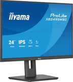 iiyama ProLite XB2495WSC-B1 computer monitor 61.2 cm (24.1") 1920 x 1200 pixels WUXGA LED Black