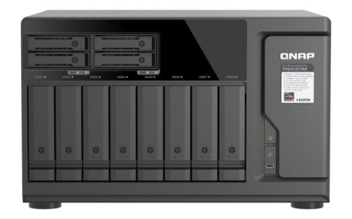 QNAP TVS-H1277AX NAS Tower AMD Ryzen™ 5 16 GB DDR5 QNAP QTS Black
