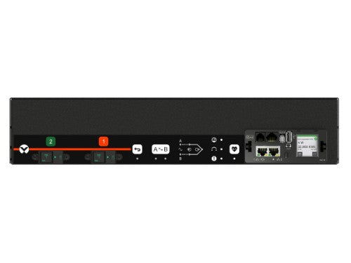 Vertiv Geist AGR5M2R6-12CF13-3PS6PS6B211-D power distribution unit (PDU) 12 AC outlet(s) 0U Black