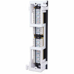 Intellinet Patch Panel, Cat6, Wall-mount, UTP, 12 Port, Black