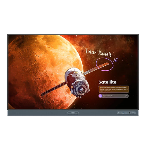 BenQ RP7505 interactive whiteboard 190.5 cm (75") 3840 x 2160 pixels Touchscreen Black HDMI
