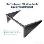 StarTech.com Vertical Wall-Mount Server Rack - Solid Steel - 6U