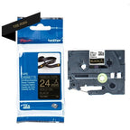Brother TZE-R354 DirectLabel gold on black textil 24mm x 4m for Brother P-Touch TZ 3.5-24mm/HSE/36mm/6-24mm/6-36mm