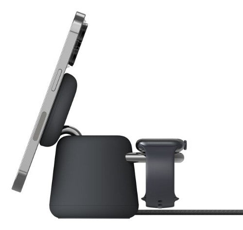 Belkin WIZ027MYH36 mobile device charger Watch, Headset, Smartphone Black USB Wireless charging Fast charging Indoor