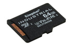 Kingston Technology 64GB microSDXC Industrial C10 A1 pSLC Card Single Pack w/o Adapter