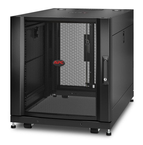 APC NetShelter SX, Server Rack Enclosure, 12U, Black, 658H x 600W x 900D mm
