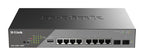 D-Link DSS-200G-10MP/E network switch Managed L2 Gigabit Ethernet (10/100/1000) Power over Ethernet (PoE) 1U Grey