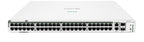 HPE Aruba Networking Networking Instant On Switch 40p Gigabit CL4 8p Gigabit CL6 PoE 2p 10GBT 2p SFP+ 600W 1960