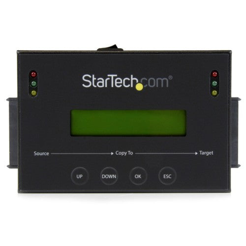 StarTech.com 1:1 Standalone Hard Drive Duplicator with Disk Image Manager For Backup and Restore, Store Several Disk Images on one 2.5/3.5" SATA Drive, HDD/SSD Cloner, No PC Required - TAA