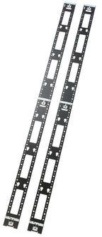 APC NetShelter Cable Management, Vertical Cable Manager, for NetShelter SX 42U, Set of 2, Black, 117 x 1930 x 130 mm