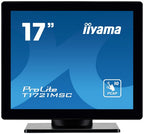 iiyama ProLite T1721MSC-B2 computer monitor 43.2 cm (17") 1280 x 1024 pixels SXGA LED Touchscreen Tabletop Black