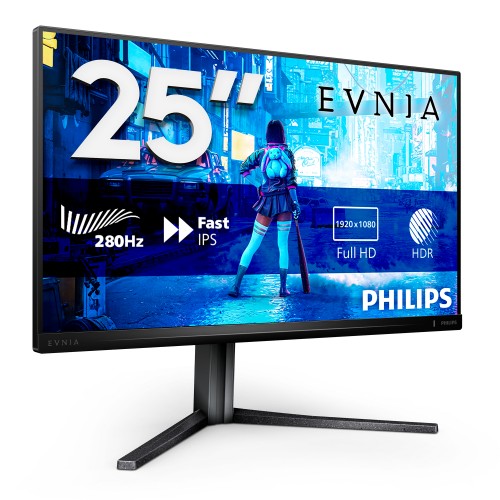 Philips Evnia 5000 25M2N5200P/00 computer monitor 62.2 cm (24.5") 1920 x 1080 pixels Full HD LCD Grey