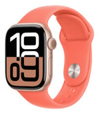 Apple MDT04ZM/A smart wearable accessory Band Orange Fluoroelastomer
