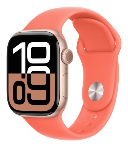 Apple MDT04ZM/A smart wearable accessory Band Orange Fluoroelastomer