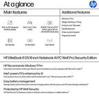 HP EliteBook 6 G1i AI Intel Core Ultra 7 255U Laptop 40.6 cm (16") WUXGA 32 GB DDR5-SDRAM 512 GB SSD Wi-Fi 7 (802.11be) Windows 11 Pro AI PC Silver
