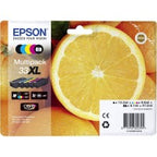 Epson C13T33574011/33XL Ink cartridge multi pack high-capacity Bk,C,M,Y,PBK EasyMail 12,2ml+3x8,9ml+8,1ml Pack=5 for Epson XP 530
