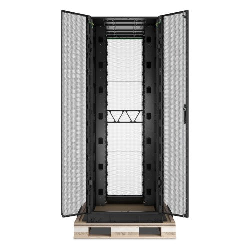 APC NetShelter SX Advanced Rack, High Strength, 48U, 2258H x 800W x 1295D mm, with Shock Package, Black