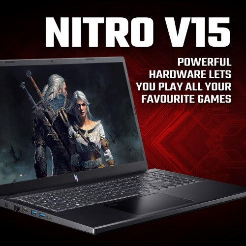 Acer Nitro V 15 ANV15-51-51GU Intel® Core™ i5 i5-13420H Laptop 39.6 cm (15.6") Full HD 8 GB DDR5-SDRAM 512 GB SSD NVIDIA GeForce RTX 3050 Wi-Fi 6 (802.11ax) Windows 11 Home Black