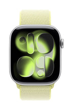 Apple MFFL4ZM/A smart wearable accessory Band Yellow Nylon, Recycled polyester, Spandex