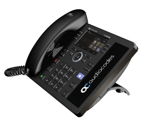 AudioCodes Teams C435HD-R IP-Phone PoE GbE with an external power supply black
