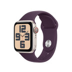 Apple MAX84ZM/A smart wearable accessory Band Plum colour Fluoroelastomer