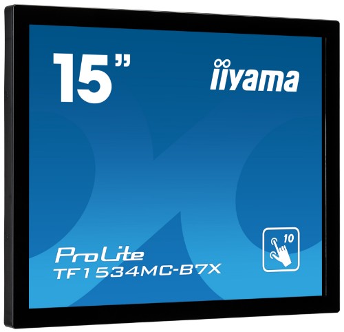 iiyama 15’’ 10pt touch Open Frame monitor with Touch Through-Glass function