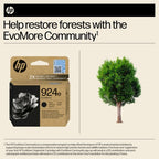 HP 4K0V0NE/924E Ink cartridge black EvoMore, 1K pages ISO/IEC 19752 25ml for HP OJ Pro 8120/e