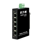Tripp Lite NFI-U05 5-Port Unmanaged Industrial Ethernet Switch - 10/100 Mbps, Ruggedized, -40° to 75°C, DIN/Wall Mount
