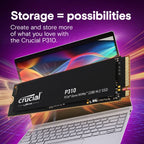 Crucial P310 500 GB M.2 PCI Express 4.0 NVMe