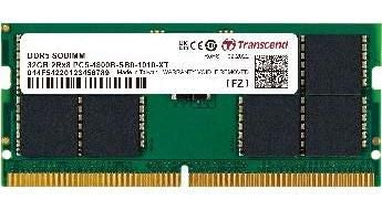 Transcend TS2GSA64V8E memory module 16 GB 2 x 8 GB DDR5 262-pin SO-DIMM ECC