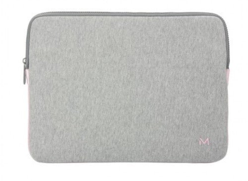 Mobilis 049015 laptop case 35.6 cm (14") Sleeve case Grey, Pink