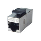 connektgear RJ45 CAT5e Coupler - Shielded - Silver