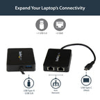 StarTech.com USB-C to Dual Gigabit Ethernet Adapter with USB 3.0 (Type-A) Port, USB Type-C Gigabit Network Adapter