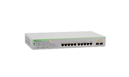 Allied Telesis AT-GS950/10PS V2-50 network switch Unmanaged Gigabit Ethernet (10/100/1000) Power over Ethernet (PoE) Grey
